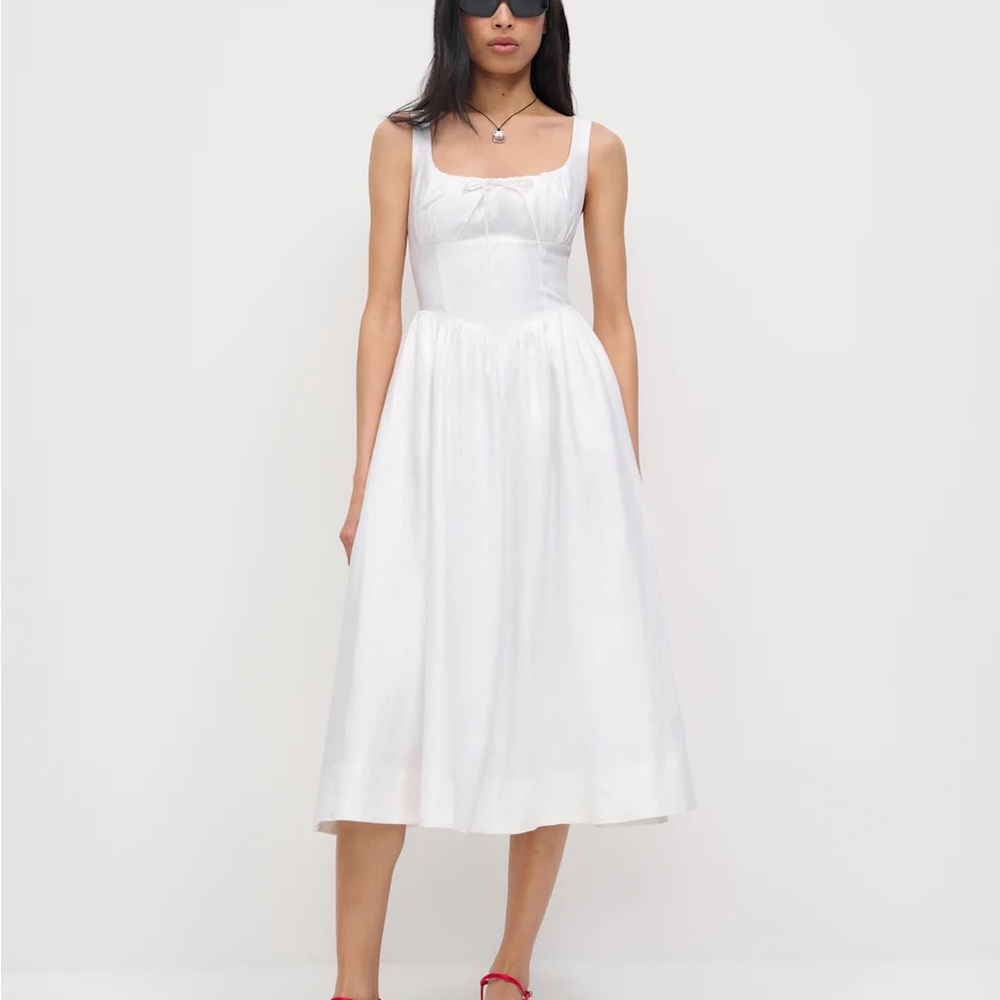 Reformation Balia Linen Dress